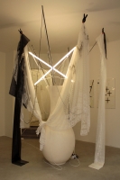 about 285 x 285 x 400 cm